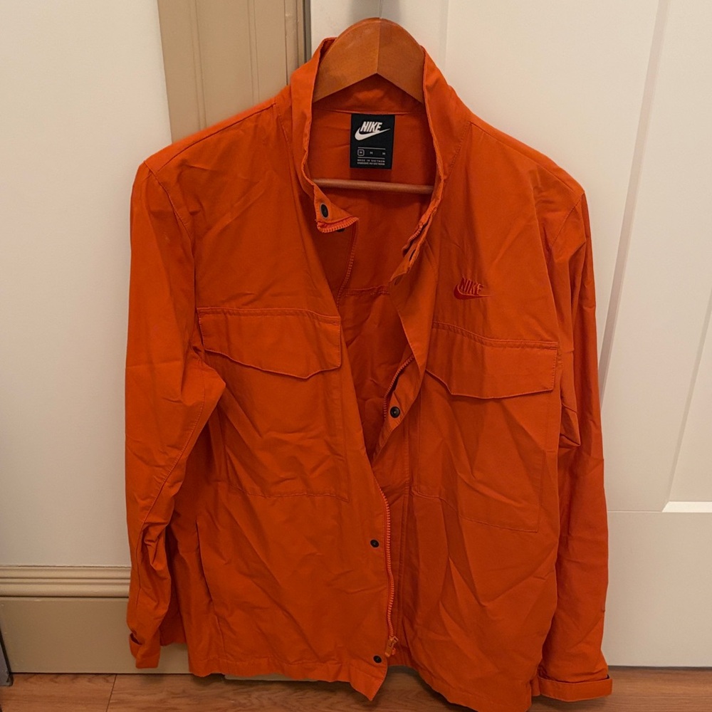 Nike Sportswear Men's Woven M65 Jacket, Orange